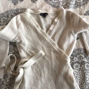 J Crew Mercantile Wrap Sweater